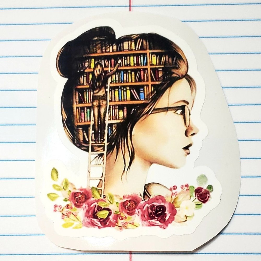 Book Lover Sticker // Ready To Go Sticker